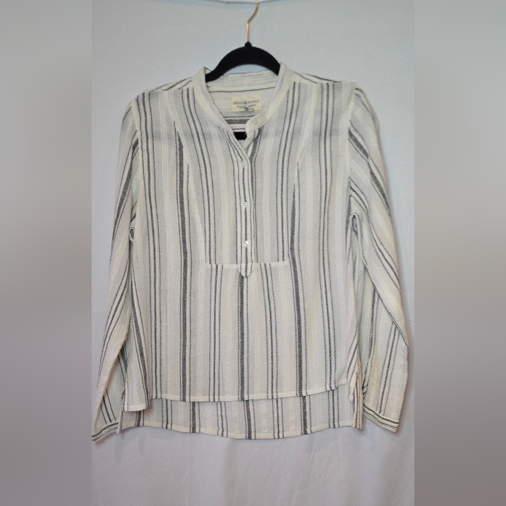 Ralph Lauren Denim & Supply Striped Women's Medium Top Blue/White